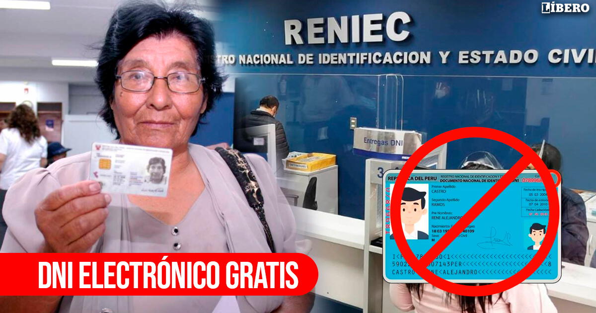 Reniec entrega DNI electrónico gratis: LINK de consulta para saber si eres beneficiario