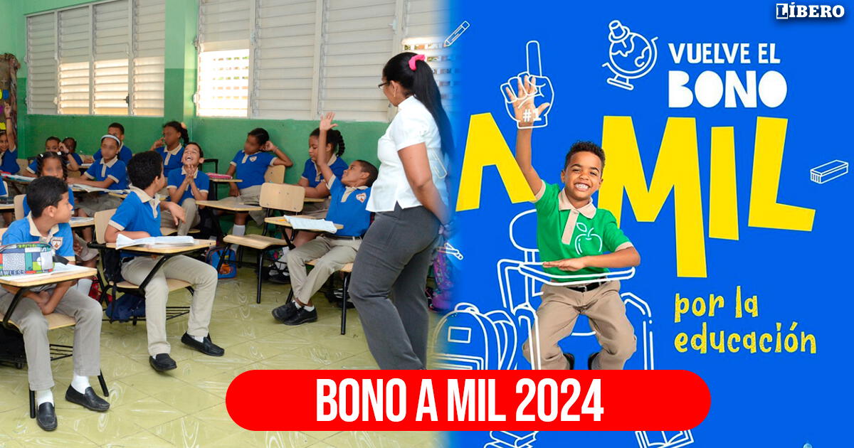¿Cuál es el link oficial del Bono a Mil por la Educación?