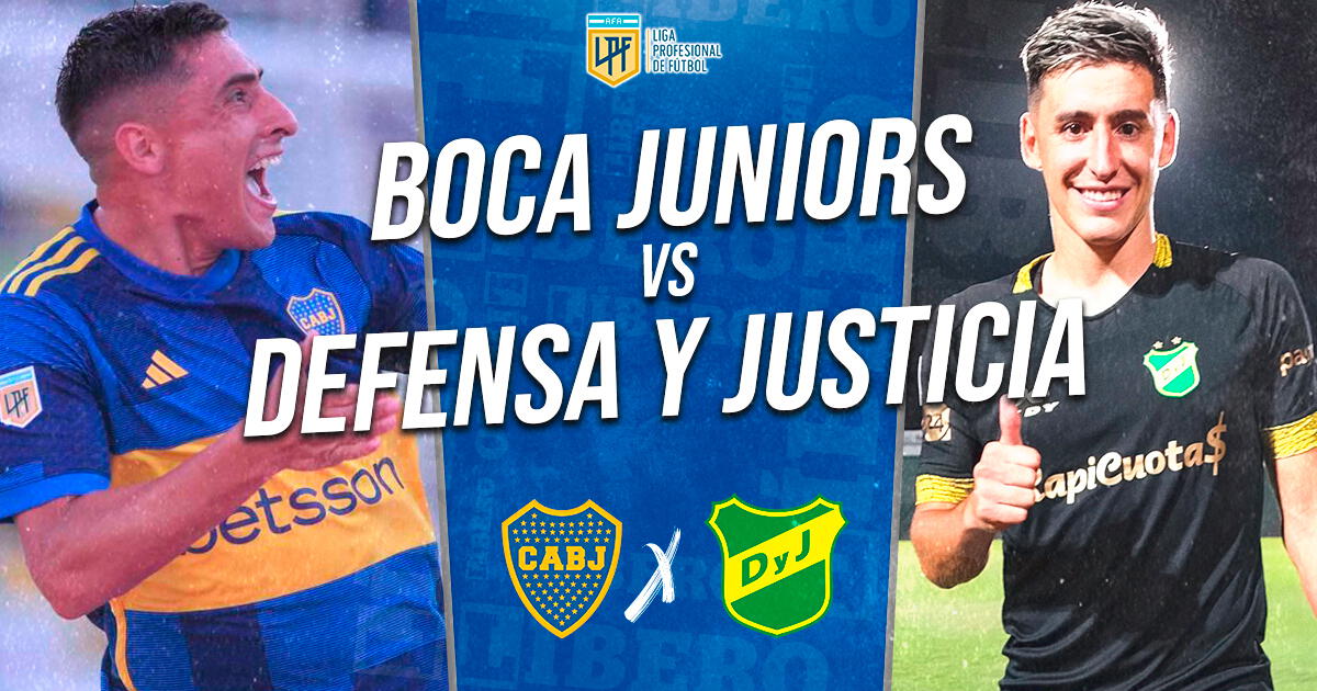 Boca Juniors vs Defensa y Justicia EN VIVO vía ESPN: a qué hora juegan y TV por Copa de la Liga