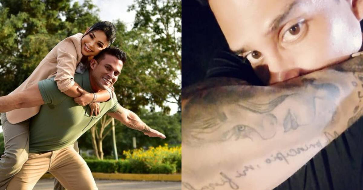 Christian Domínguez y el tatuaje que tiene con el rostro de Pamela Franco: 