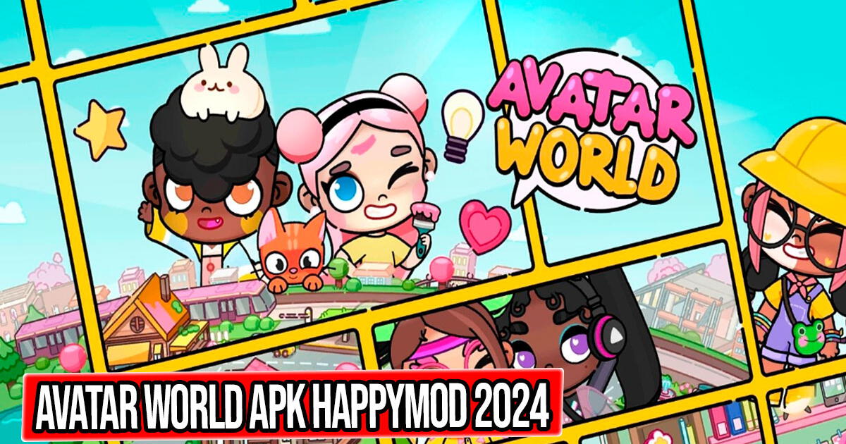 Avatar World APK HappyMod 2024: LINK para descargar la versión modificada para Android y PC