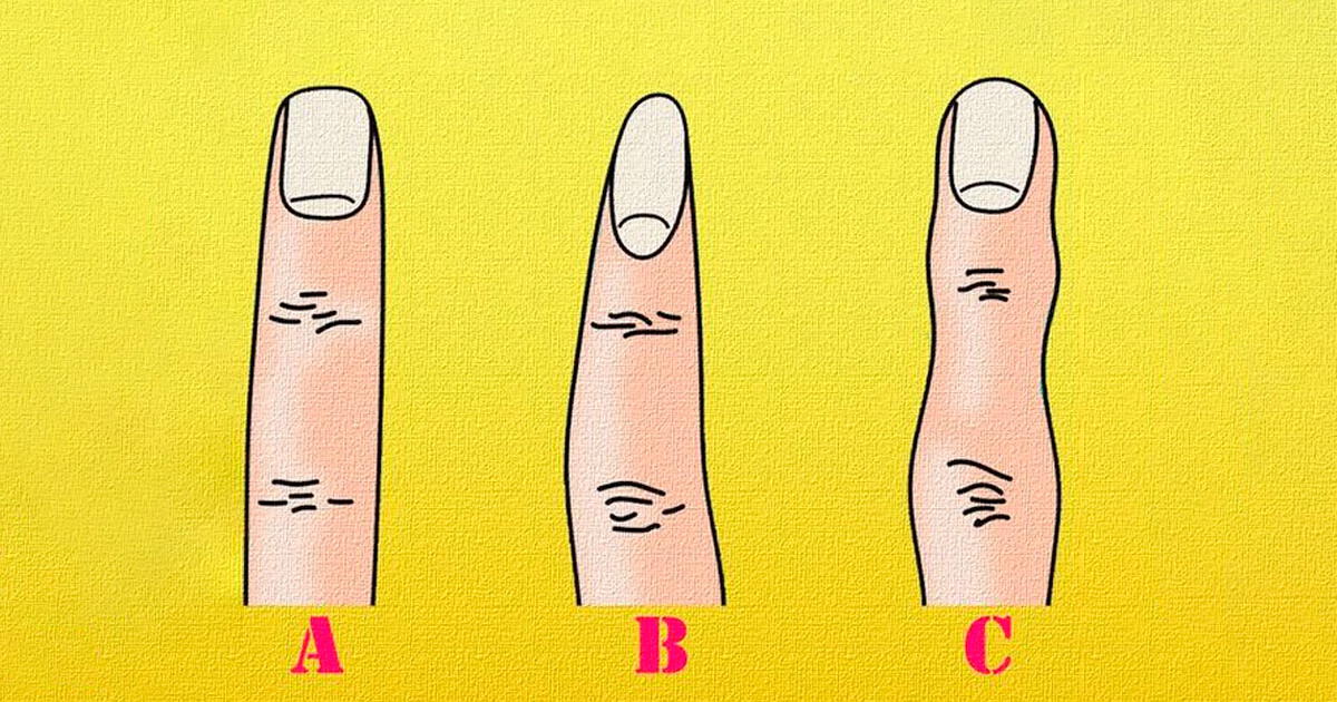 ¿Cuál es la forma de tu dedo? Este detalle de tu cuerpo te dirá el tipo de personalidad que tienes