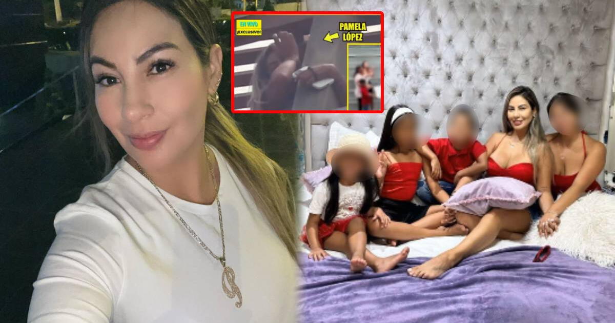 Pamela López rompió en llanto y tuvo conmovedora reacción ante la sorpresa de sus hijos 