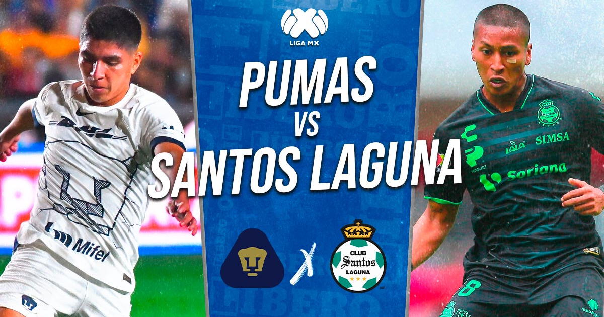 Pumas vs. Santos Laguna EN VIVO: fecha, horario y cómo ver el Torneo Clausura