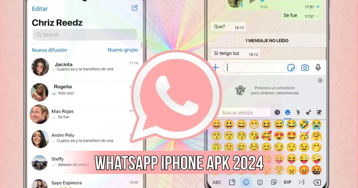 WhatsApp iPhone APK 2024: AQUÍ encuentra el LINK para descargar la última versión