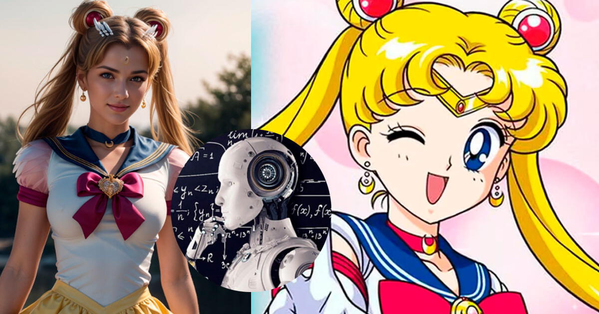 Así se vería Serena de Sailor Moon en la vida real según Inteligencia Artificial