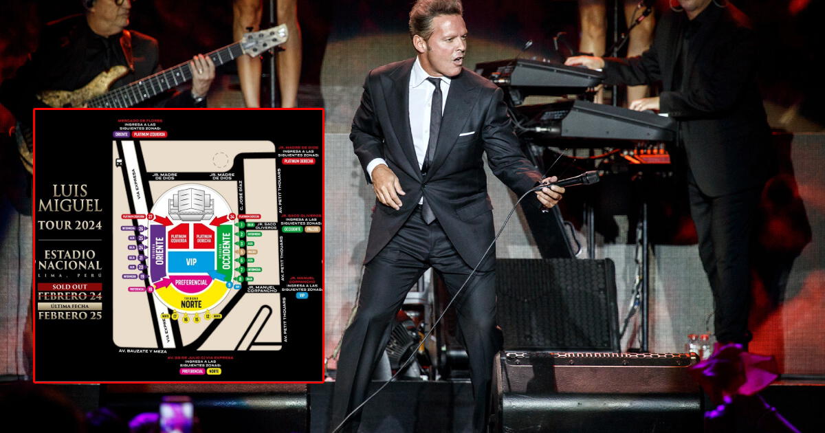 Luis Miguel en Lima: setlist, apertura de puertas, mapa de ingresos y recomendaciones para su concierto