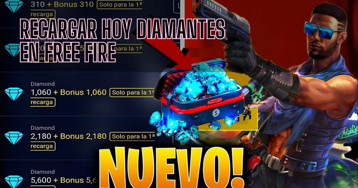 ¿Cómo recargar diamantes en Free Fire? GUÍA 2024 paso a paso