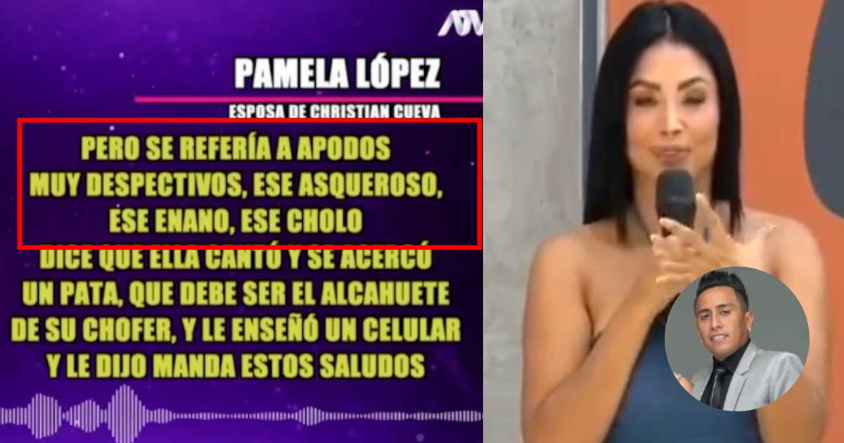 Pamela Franco lanza tajante respuesta sobre supuestas frases racistas sobre Christian Cueva