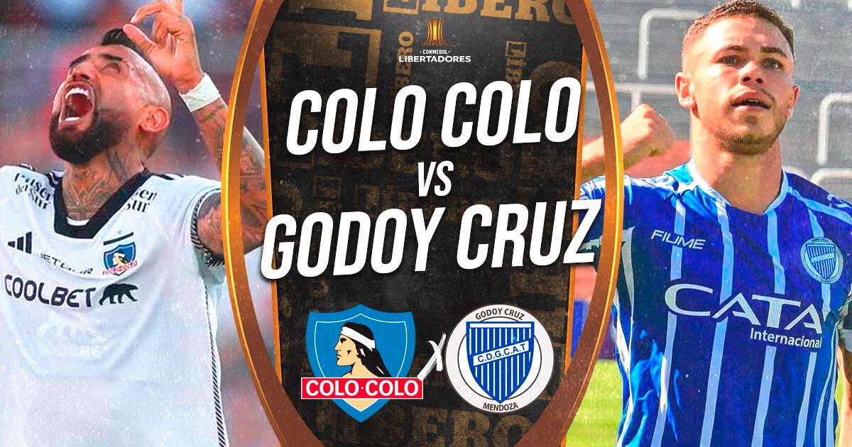 Colo Colo vs Godoy Cruz EN VIVO por Copa Libertadores: fecha, hora y dónde ver Chilevisión y ESPN
