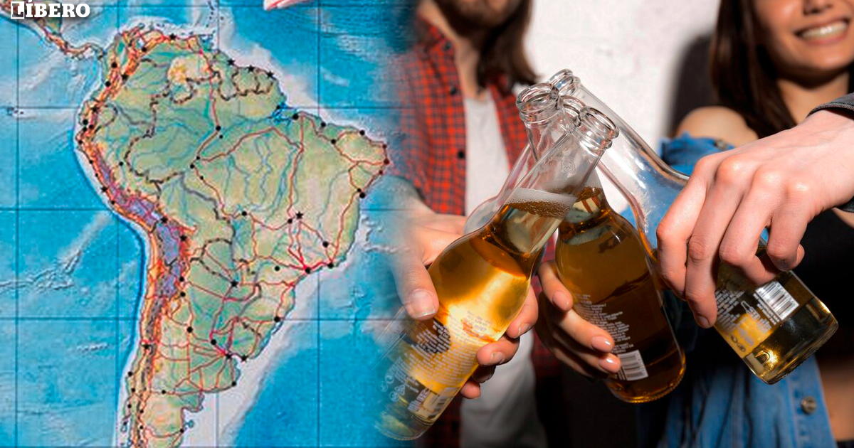 ¿Cuáles son los países de Latinoamérica en los que más se consume alcohol?