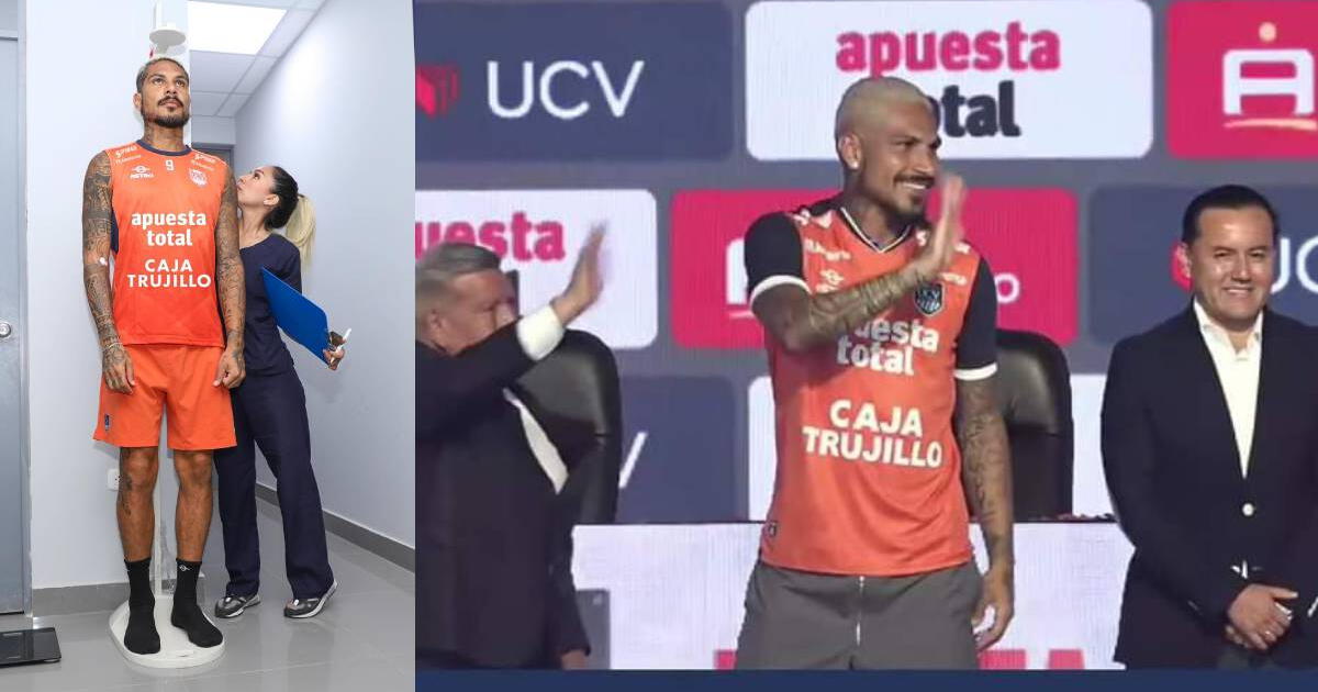 ¿Cuánto mide Paolo Guerrero, nuevo jugador de la César Vallejo?