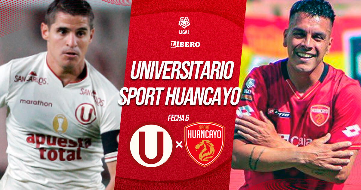 Universitario vs Sport Huancayo EN VIVO por GOLPERU: fecha, hora, pronóstico y dónde ver la Liga 1