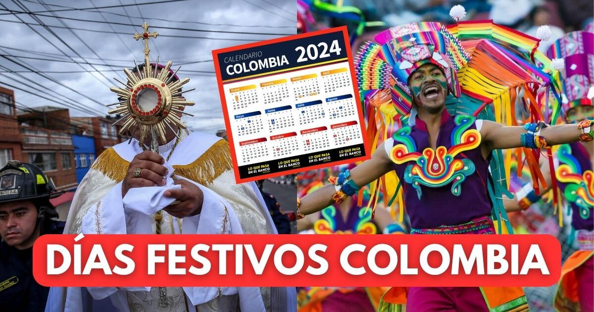 Días festivos de marzo 2024 en Colombia: mira el calendario actualizado