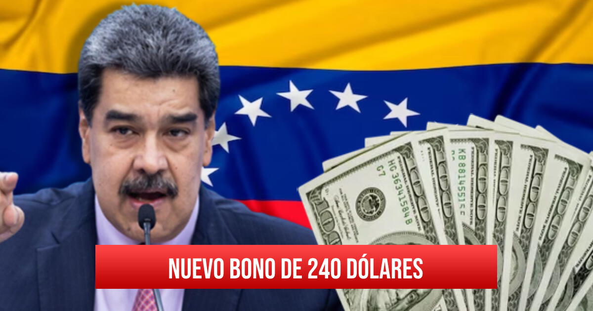 Nuevo bono de 240 dólares en Venezuela: ¡Ya puedes COBRAR el subsidio que se activó HOY!