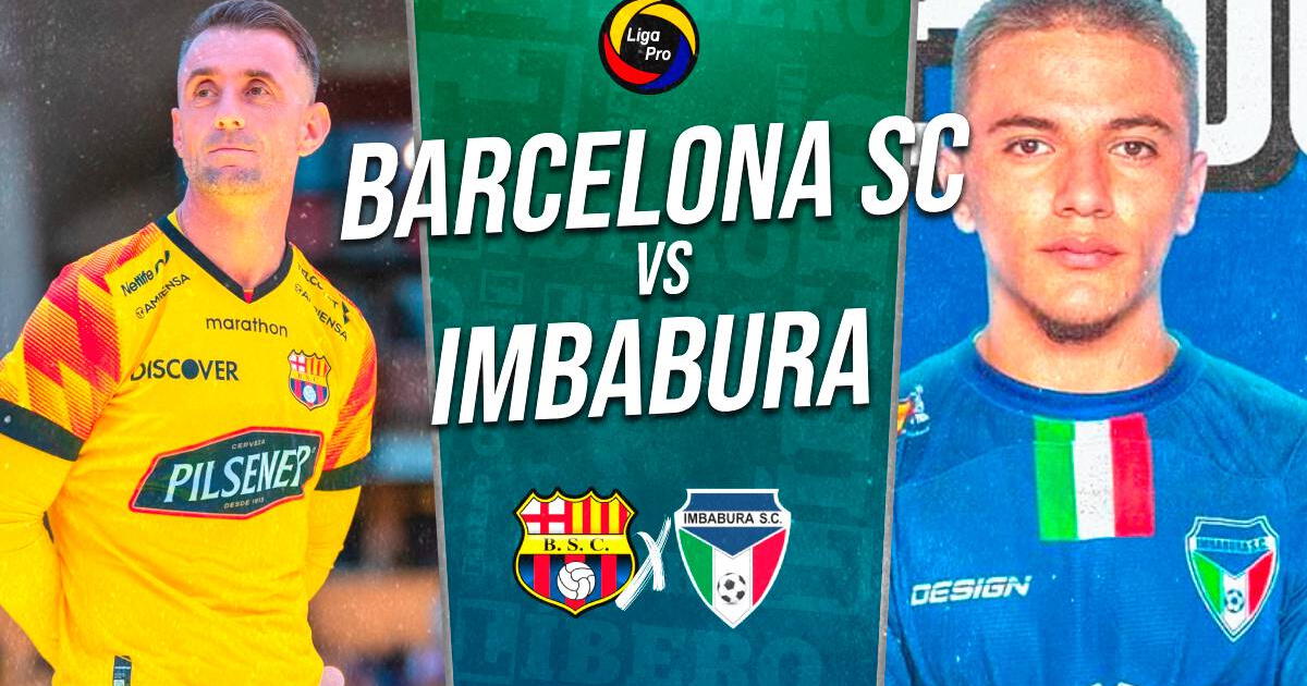 Barcelona SC vs Imbabura EN VIVO por Liga Pro Ecuador: cuándo juega, hora y canal de TV