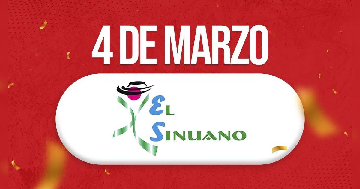 Sorteo Sinuano día y noche de HOY, 4 de marzo EN VIVO: resultados oficiales