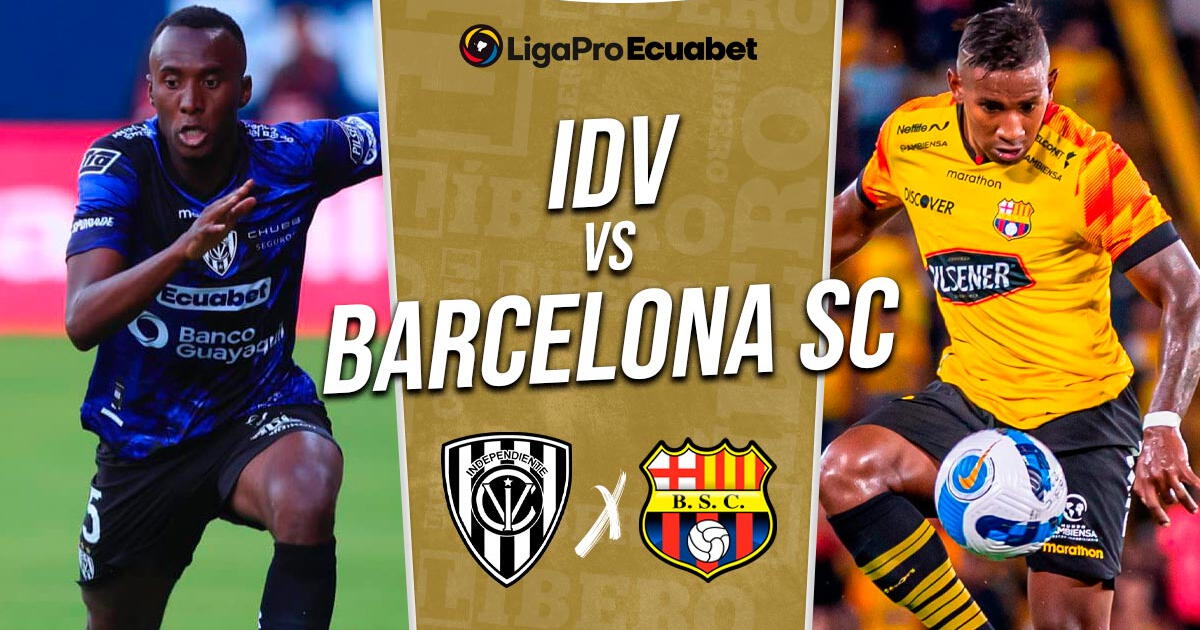 Barcelona SC vs. Independiente del Valle EN VIVO por GOLTV: horario y canal por la Liga pro