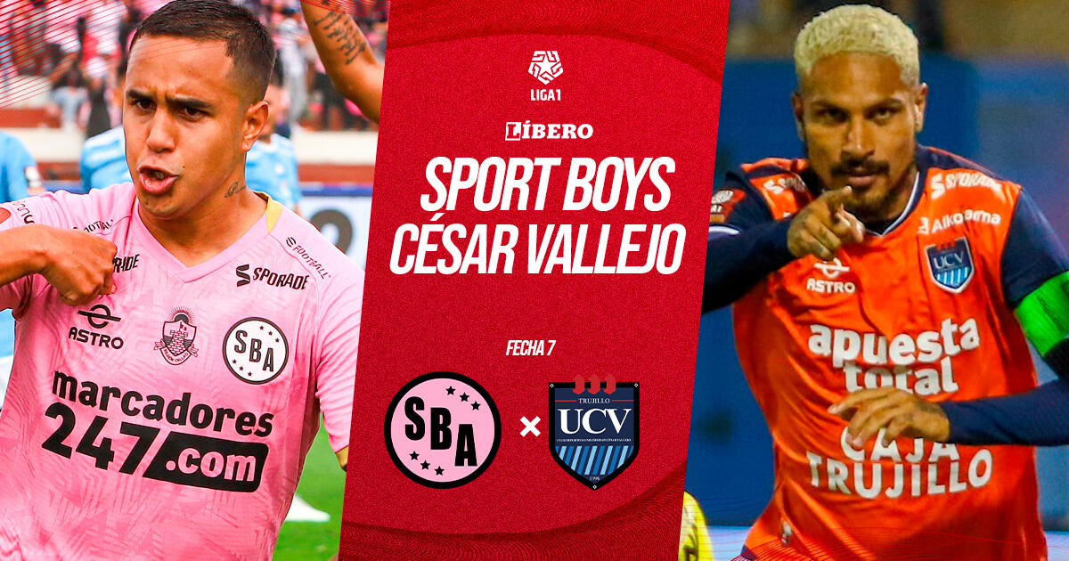 Sport Boys vs. César Vallejo EN VIVO con Paolo Guerrero: a qué hora y cómo ver vía GOLPERÚ