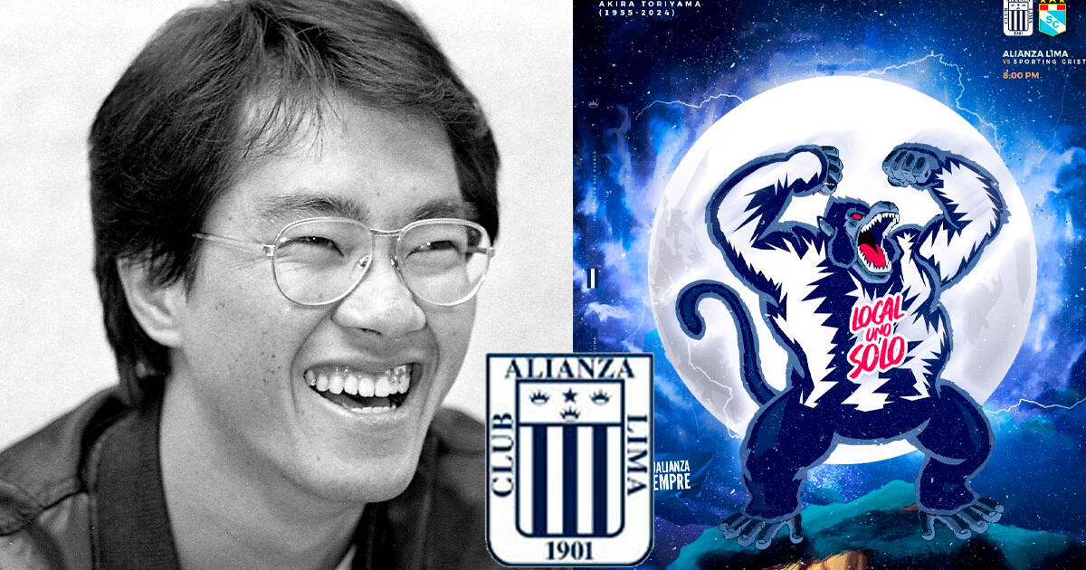 Alianza Lima rinde tributo a Akira Toriyama con llamativo dibujo: 