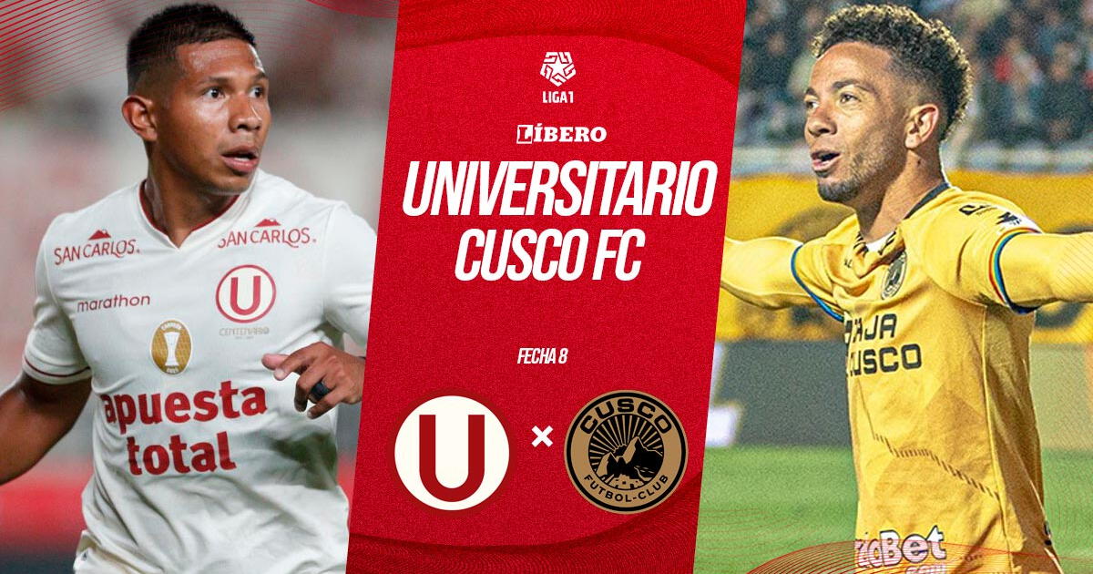 Universitario vs. Cusco FC EN VIVO por GOLPERÚ: pronóstico, a qué hora juega y dónde ver