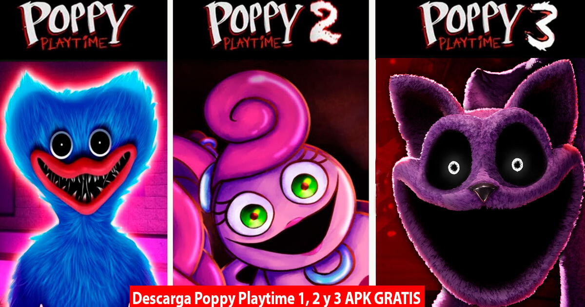 Descarga Poppy Playtime Chapter 1, 2 y 3 APK GRATIS: LINK DIRECTO de la última versión