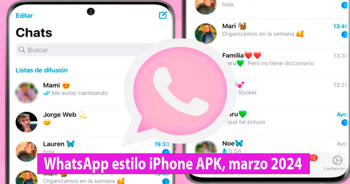 WhatsApp estilo iPhone APK 2024: LINK para descargar la última versión en Android
