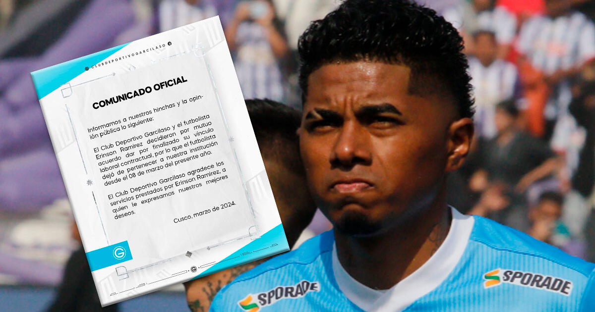 Garcilaso brindó sorpresiva noticia sobre el futuro de Erinson Ramírez, exjoya de Alianza Lima