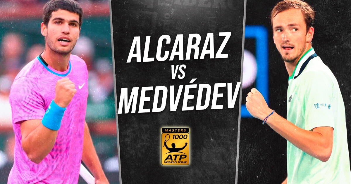 Alcaraz vs. Medvédev EN VIVO vía ESPN y Movistar Deportes: horarios y dónde ver final de Indian Wells