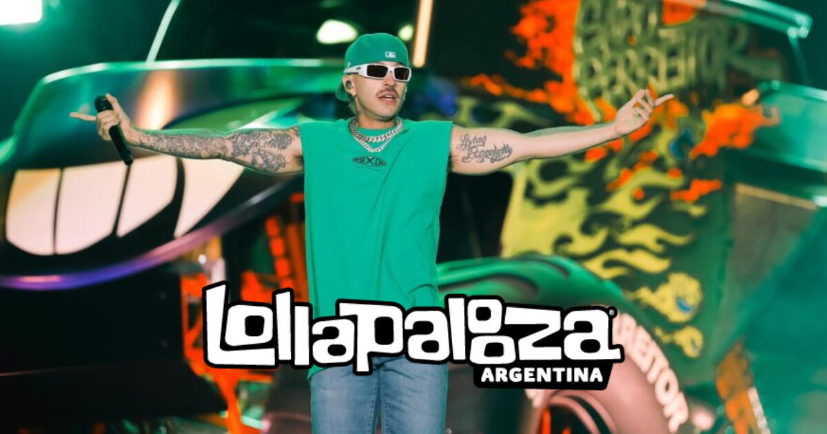¿Dónde ver el Lollapalooza Argentina 2024 EN VIVO? Concierto de Feid se realiza HOY