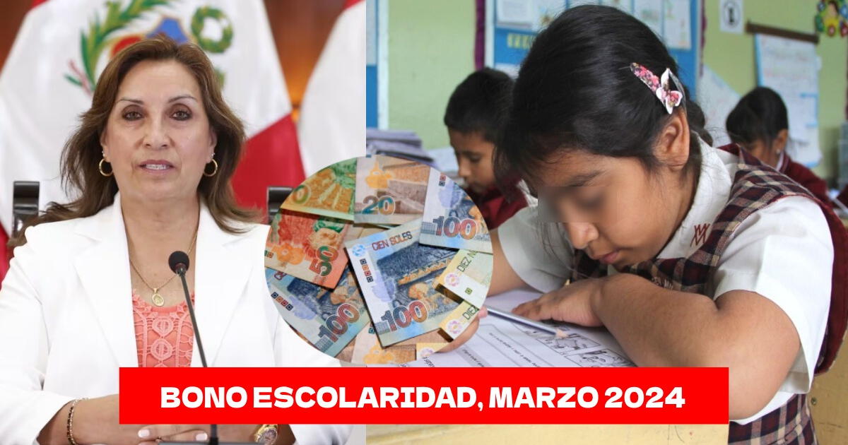 Bono Escolar 2024 en Perú: ¿Hasta cuándo se paga, requisitos y cómo cobrar?