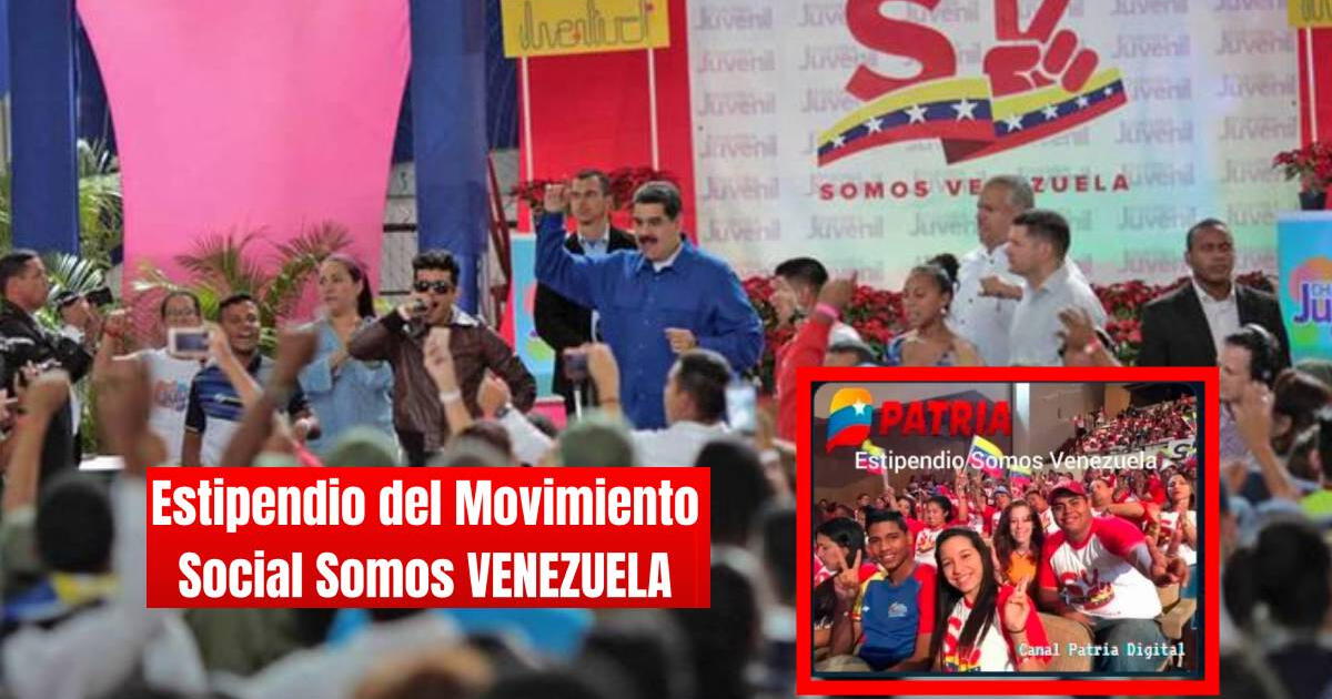 Inició el pago del Estipendio del Movimiento Social Somos Venezuela: COBRA AQUÍ los 202,50 BS