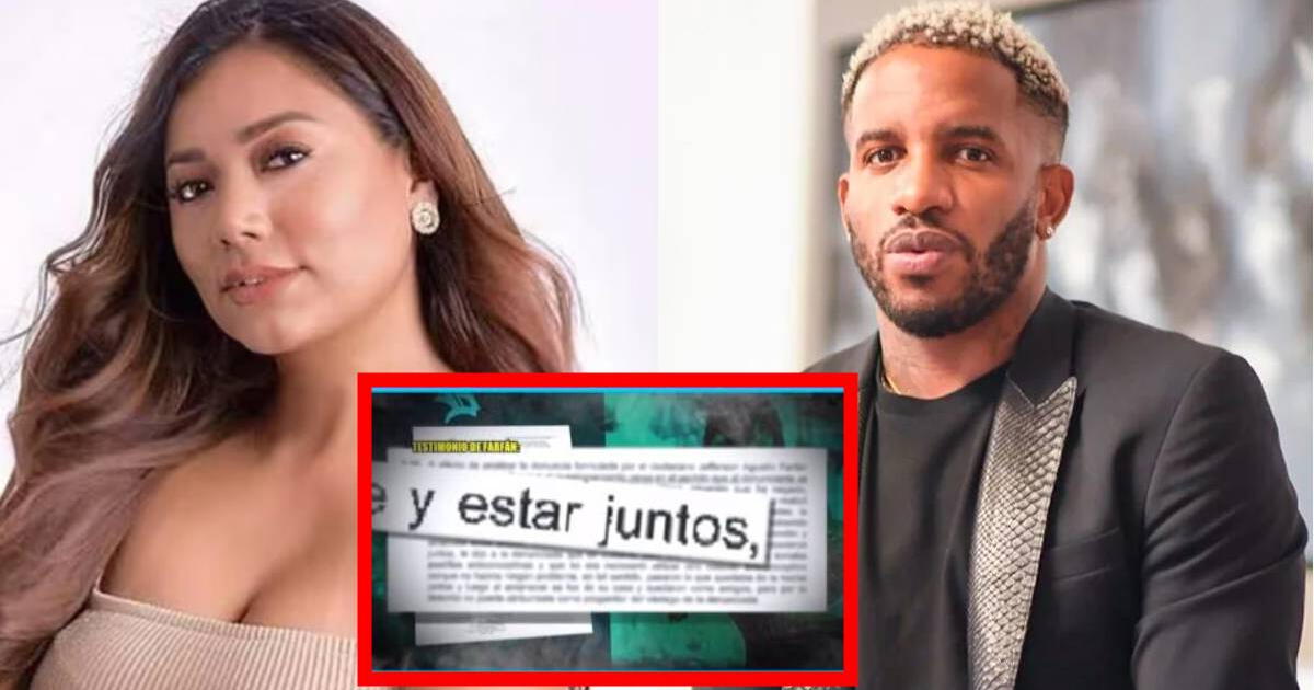 Farfán admite relación con Olenka Mejía pese a haberlo negado con denuncia: 