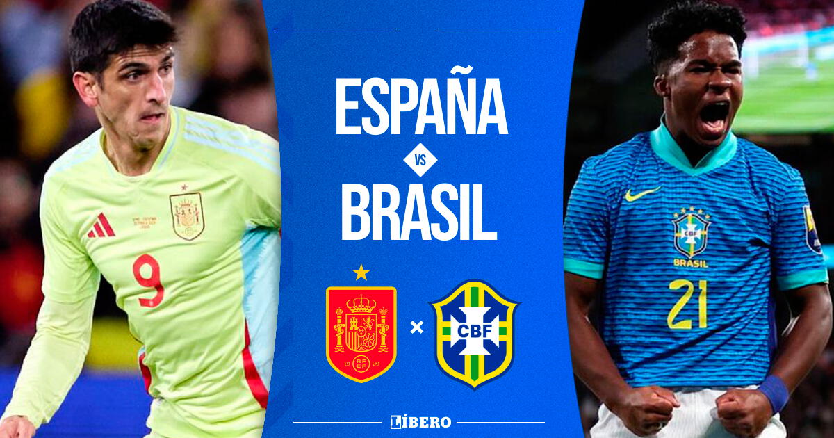 España vs Brasil EN VIVO vía Star Plus: fecha, a qué hora y dónde ver partido amistoso