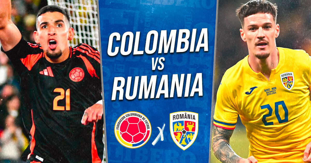 Colombia vs Rumania EN VIVO via Gol Caracol TV: fecha, horario y cómo ver el partido amistoso