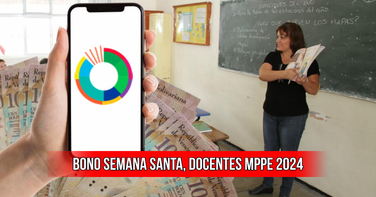 Bono Semana Santa 2024 en Venezuela: ¿Cuándo pagan el subsidio a los docentes del MPPE?