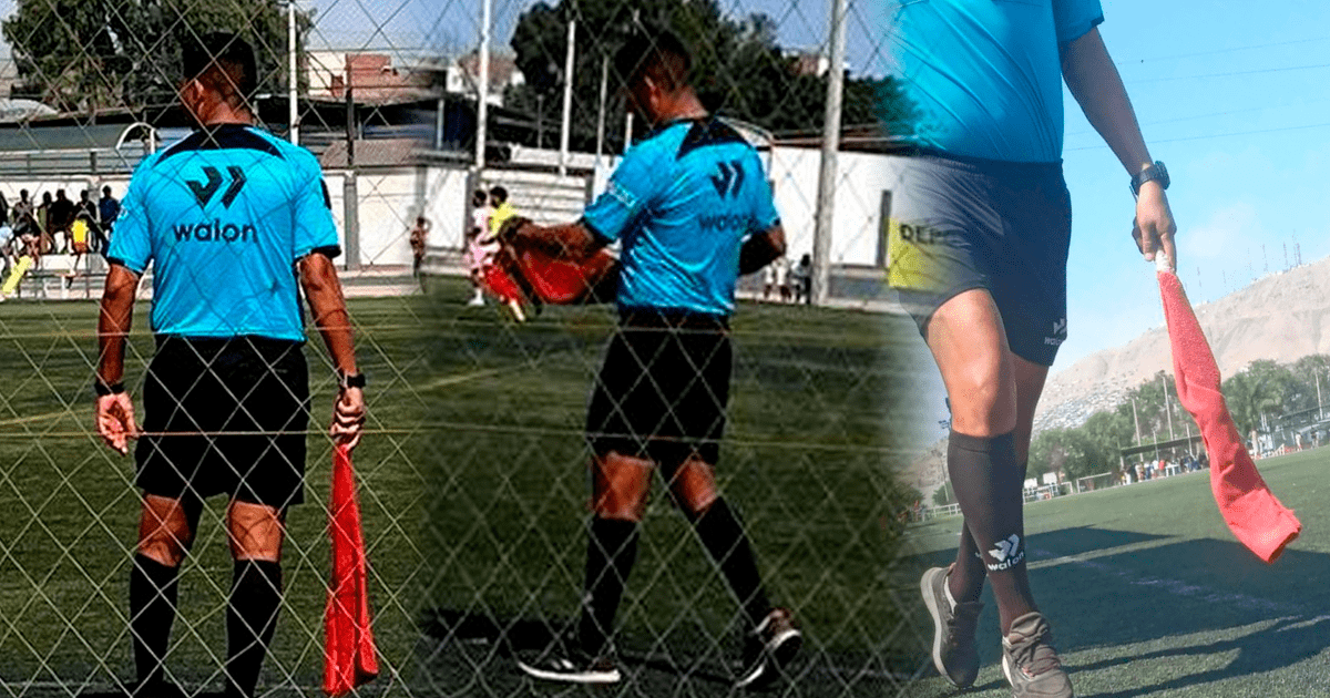 Juez de línea utilizó un palo y una toalla en vez de banderín en partido de Copa Federación