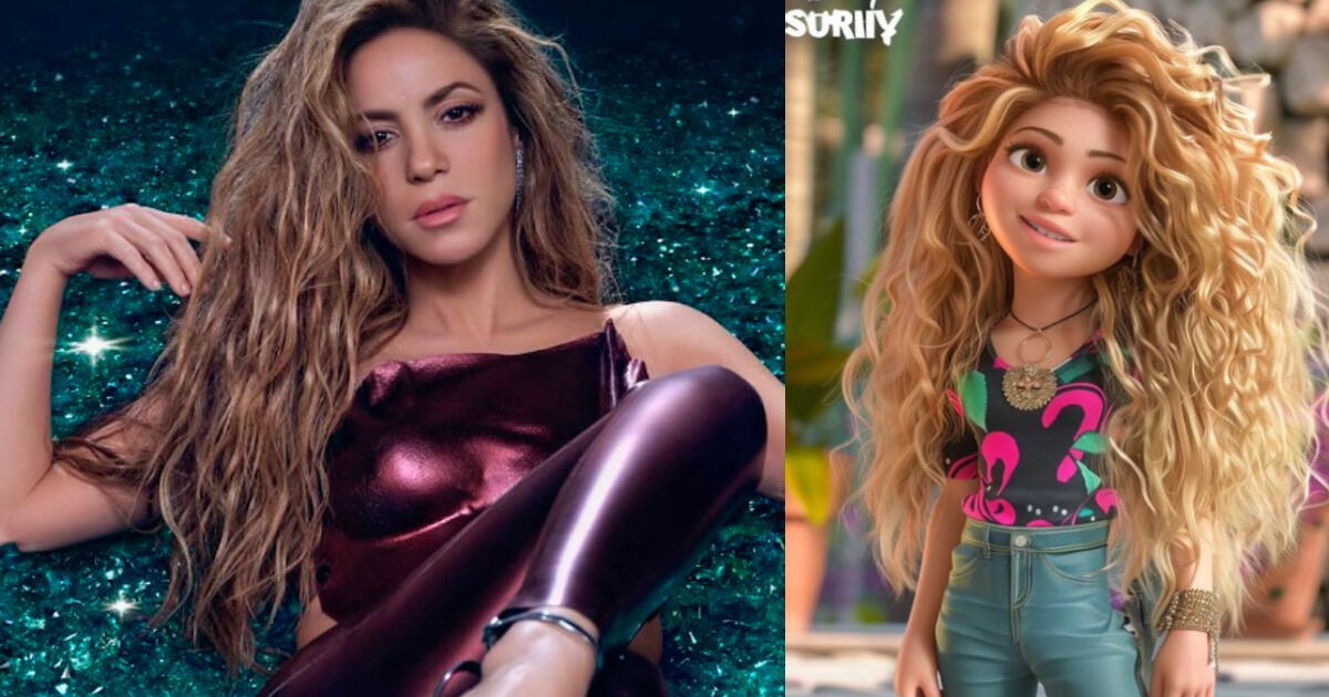 ¿Cómo se vería Shakira si fuera un personaje de Disney? Inteligencia Artificial emociona a fans