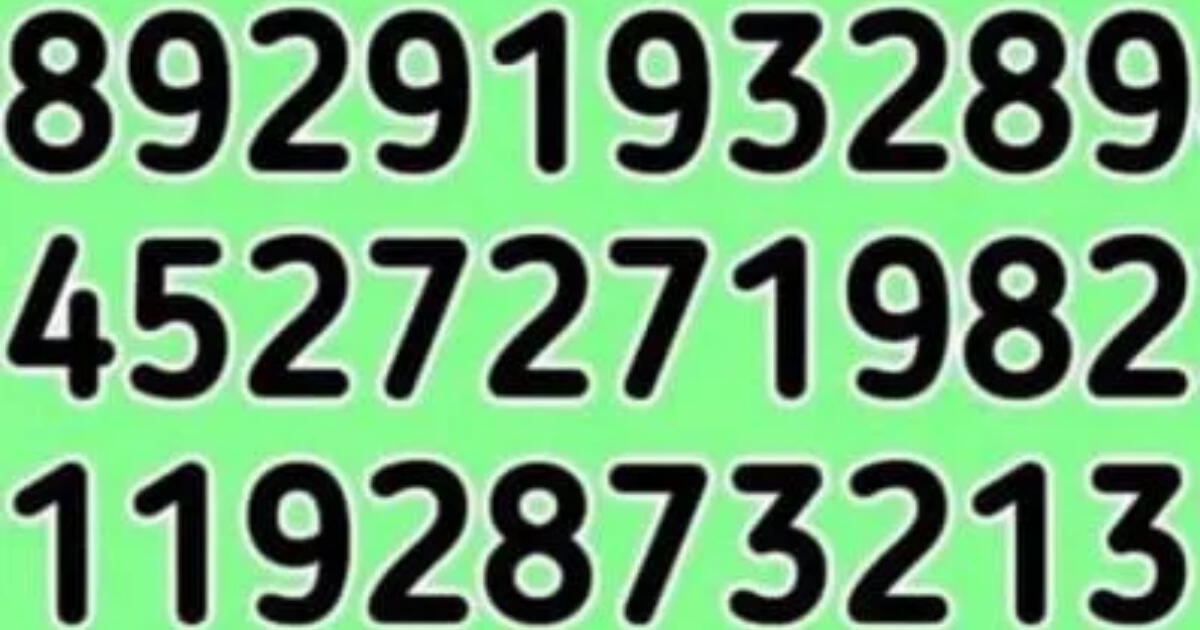 Encuentra el número 139 en solo 10 segundos: acertijo casi imposible de resolver