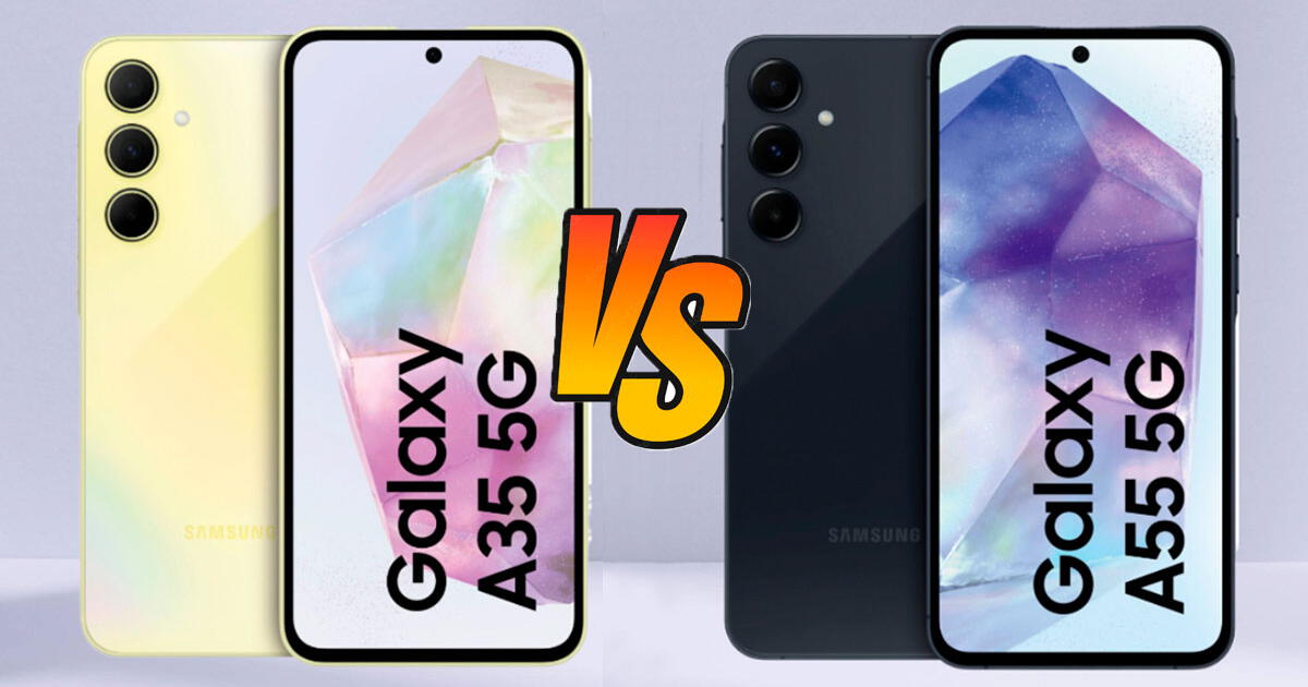 Galaxy A35 vs. Galaxy A55: diferencias y similitudes entre los nuevos smartphones Samsung