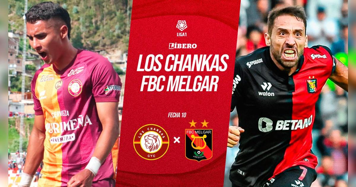 Los Chankas vs Melgar EN VIVO: horario, pronóstico y dónde ver Liga 1 MAX