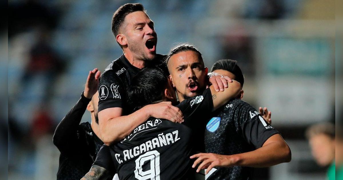 Bolívar goleó 4-0 a Palestino en su visita a Chile por la primera fecha de la Libertadores