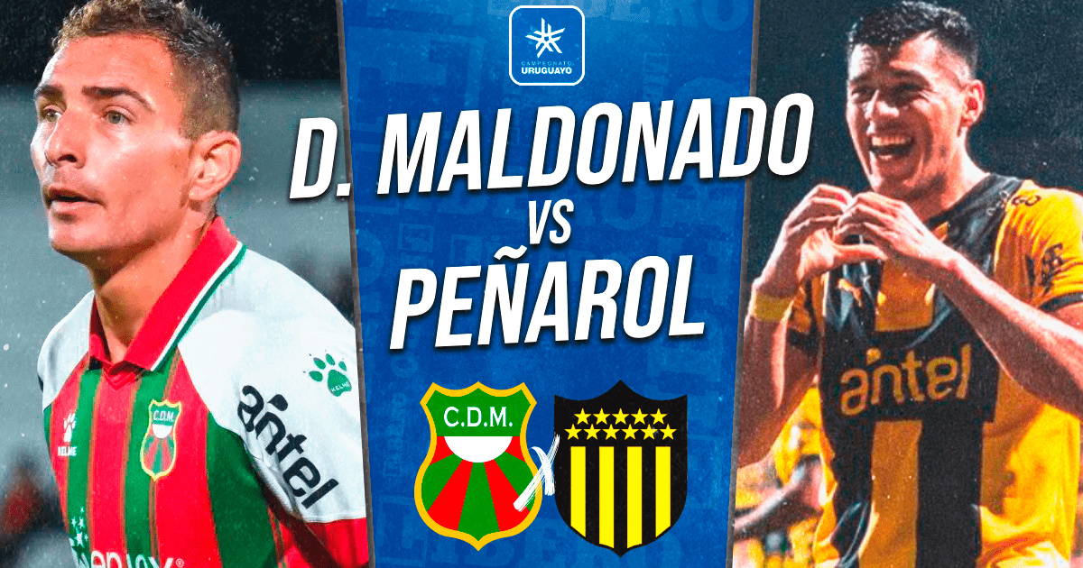 Deportivo Maldonado vs. Peñarol EN VIVO vía VTV: hora, dónde ver el Campeonato Uruguayo