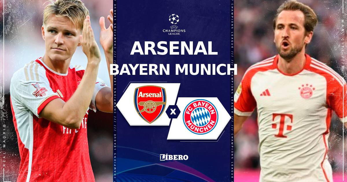 Arsenal vs Bayern Munich EN VIVO por Champions League: Fecha, a qué hora y dónde ver