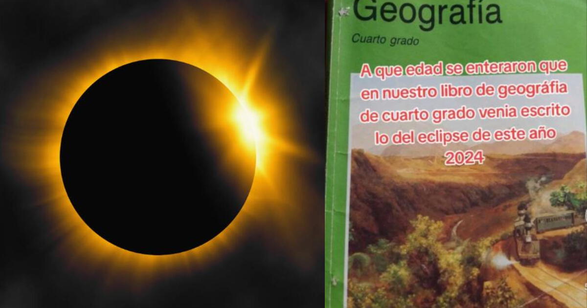 Mexicana descubre que su libro de geografía predijo la fecha exacta del eclipse solar