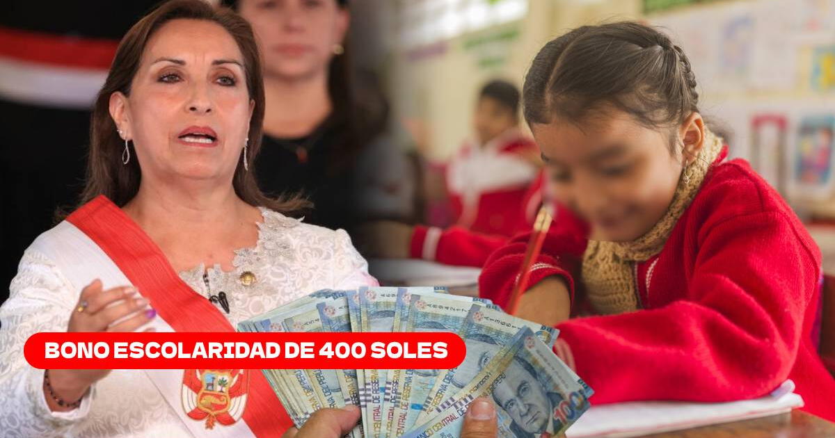 Bono Escolaridad 2024: Cuándo iniciará el segundo pago de los 400 soles en Perú