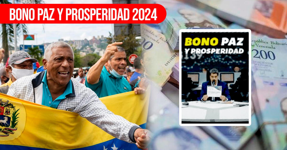 Bono Paz y Prosperidad 2024: revisa si hay FECHA DE PAGO, monto y beneficiarios vía Patria