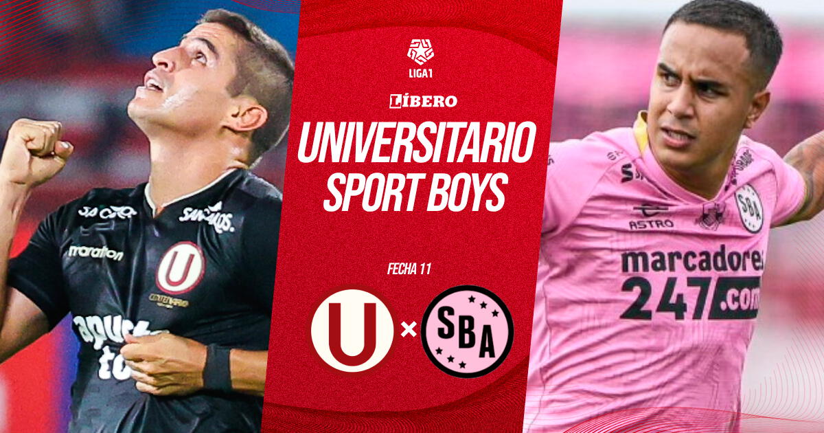 Universitario vs. Sport Boys EN VIVO por Liga 1: fecha, hora, alineaciones y dónde ver GOLPERÚ