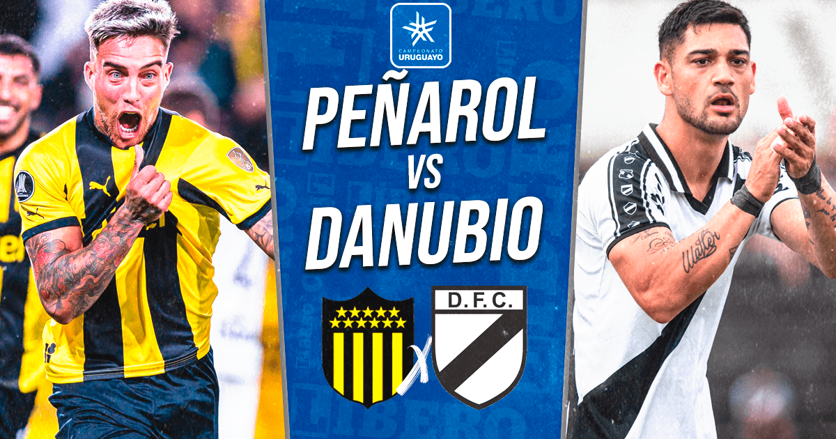 Peñarol vs. Danubio EN VIVO vía VTV: hora, canal y pronósticos por el Campeonato Uruguayo
