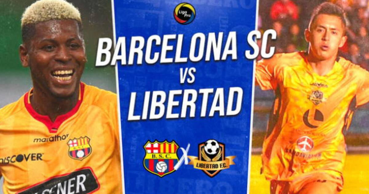 Barcelona SC vs. Libertad EN VIVO por Liga Pro Ecuador: cómo ver vía ESPN Extra y STAR Plus